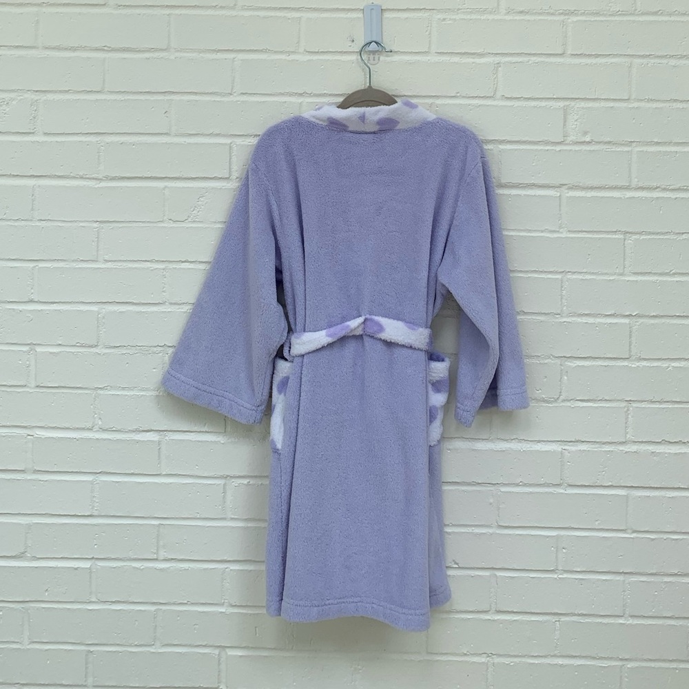 Imaginations Kids Lavender Purple Soft Bath Robe - Picture 2 of 8
